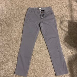 Gray work pants